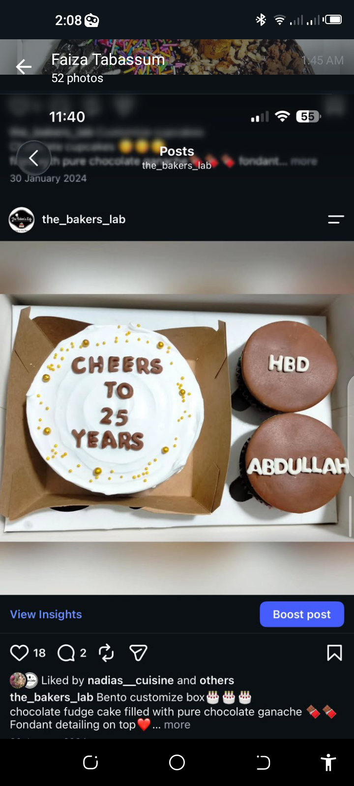 More Option cake